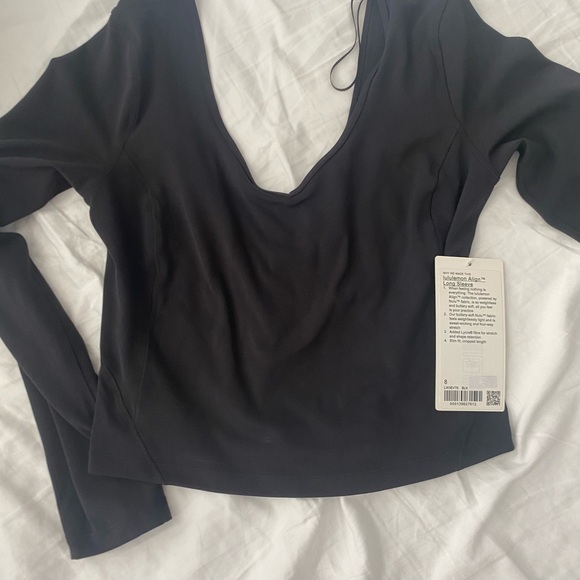 Lululemon align top black size 8 - Picture 3 of 4